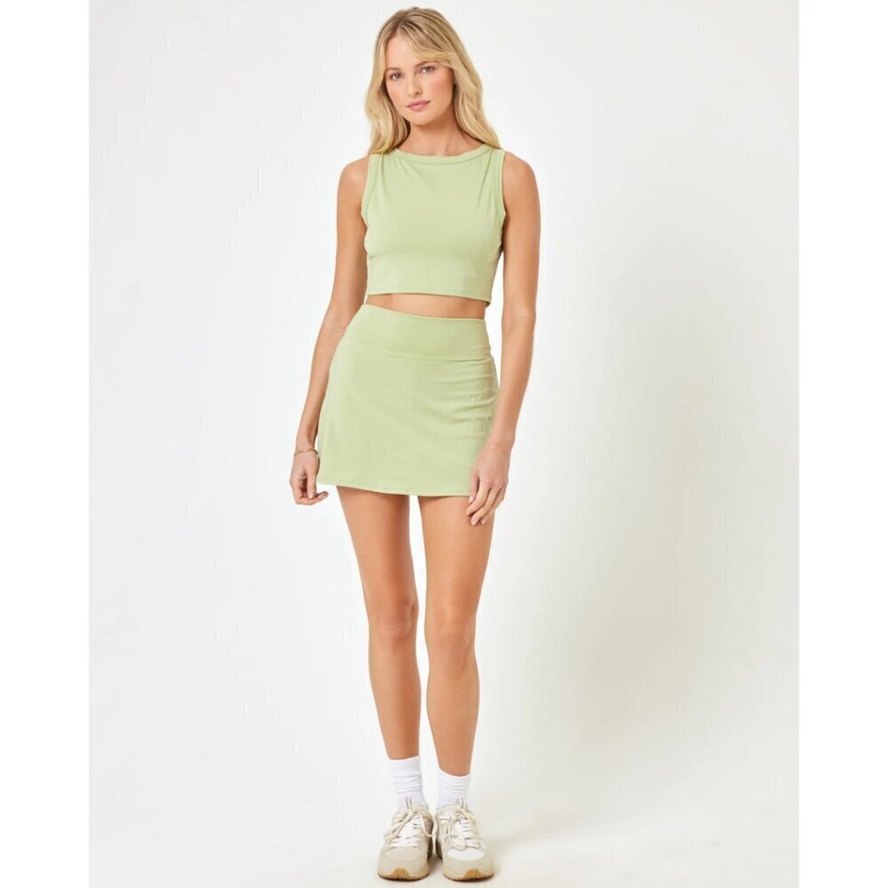 L*SPACE Nolan Skort in Celery Size Small NWT - Picture 16 of 16